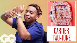 Lil Gotit Shows Off His Insane Jewelry Collection  On the Rocks  GQ [upl. by Weatherby]