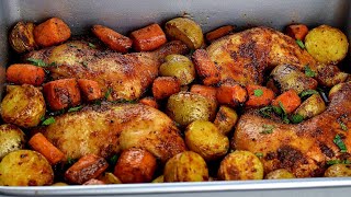 PERFECT ROASTED CHICKEN AND POTATOES BAKED CHICKEN AND POTATOES [upl. by Trin]