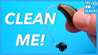 Hearing Aid Cleaning in 5 EASY Steps  Open Fit Hearing Aids [upl. by Chiles584]