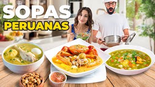 10 SOPAS TIPICAS del Perú Deliciosas y Nutritivas  GASTRONOMIA PERUANA [upl. by Raquel320]