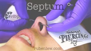 Septum Piercing procedure [upl. by Teressa]