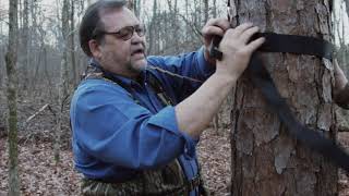 How To Connect Your Hunter Safety System Harness To The Tree Using The Standard Tree Strap [upl. by Beltran]