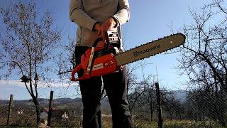 Husqvarna 372XP chainsaw 2017 First start [upl. by Helali]