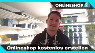 Onlineshop kostenlos erstellen  So funktioniert es [upl. by Yejus98]