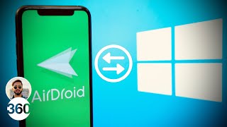 AirDroid Wirelessly Transfer Files Between iOS and Windows PC [upl. by Nomzzaj968]