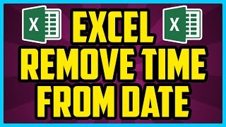 How To Remove Time From Date In Excel WORKING 2017  Microsoft Excel Remove Timestamp From Date [upl. by Kester499]