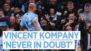 GOAL OF THE SEASON  Vincent Kompany on THAT goal 🔥 [upl. by Assilanna]