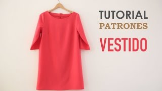 DIY Tutorial y patrones Vestido de Mujer [upl. by Halivah417]