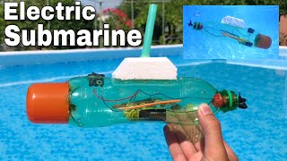 How to Make an Electric Submarine at Home Out of Plastic Bottle  Very Simple DIY Toy Boat [upl. by Radu614]