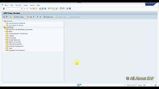 How to Enable TCODES in Easy Access amp Enable KEYS in Drop Down List  All About SAP [upl. by Nosnor]