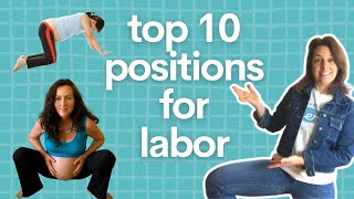 BEST POSITIONS FOR LABOR AND BIRTH [upl. by Drusi]