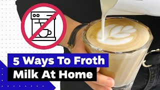 How To Froth Milk At Home Best Milk Frothers Review [upl. by Ardnuassak]