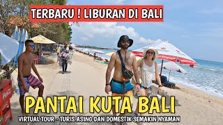 RAMAI  SITUASI PANTAI KUTA BALI  VIRTUAL TOUR BALI [upl. by Mechelle933]