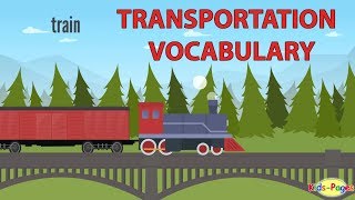 Transportation Vocabulary and Vehicle Names [upl. by Nyladnor]