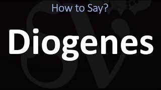 How to Pronounce Diogenes CORRECTLY Greek philosopher  Pronunciation Guide [upl. by Tabby]