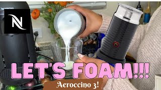 How To Foam Milk With Aeroccino 3 Make Coffee With Foam Tips amp Tricks  Easy Foamed Latte Recipe [upl. by Juliane]