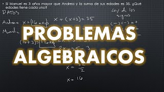 PROBLEMAS ALGEBRAICOS RESUELTOS [upl. by Alaikim881]