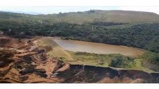 Brumadinho Brasil Dam Collapse  During and after collapse footages [upl. by Lipkin]