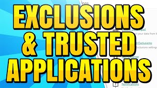 How to Add Exclusions and Trusted Applications in Kaspersky [upl. by Rratsal894]