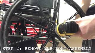 EASY StepbyStep 24” Wheelchair Tire Replacement [upl. by Denna]