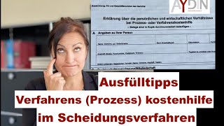 Prozesskostenhilfe  Formular  Ausfülltipps [upl. by Un629]