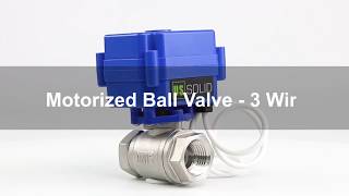 How to Wire a Motorized Ball Valve 3 Wire [upl. by Kimbell212]