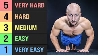 22 Push Up Exercises Ranked Beginner to Master [upl. by Doughman]