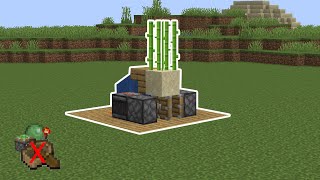 How To Make A 0 Tick Sugarcane Farm In Minecraft 1152 Java Edition [upl. by Ferro]