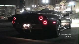 Spyker C8 Aileron Start up amp Revs [upl. by Notsuj]