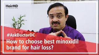 How to choose best minoxidil brand for hair loss  HairMD Pune [upl. by Snej452]