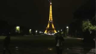 Eiffel Tower light show [upl. by Atisusej]