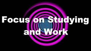 Hypnosis Focus on Studying and Work Request [upl. by Thurmann603]