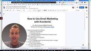 How to Use Email Marketing with Eventbrite [upl. by Barnabas]