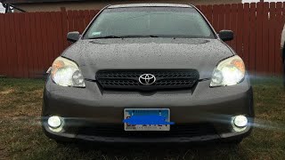 How To Install Fog Lights on 20032008 Toyota Corolla and Matrix to StOck Harness OEM Wiring [upl. by Nomyaw]