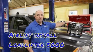 Installing AirLift Loadlifter 5000 kit on a Ram [upl. by Jauch]