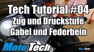 MotoTech Tutorial 04  Fahrwerk  Dämpfung [upl. by Latsirk364]