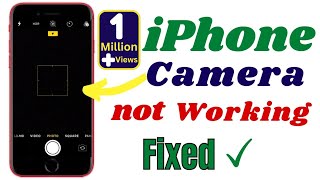 How to fix iPhone Camera not working [upl. by Flita]