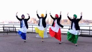 Sardaar Ji  Maritime Bhangra Group  Bhangra at DartmouthHalifax Water Front [upl. by Erdreid]