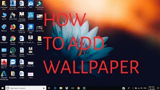 How to set wallpaper on PC windows 10  PC me wallpaper kaise lagaye  Two easy ways to set [upl. by Aeresed]