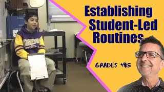 Classroom Observation Establishing Routines [upl. by Sivrep]