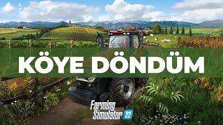 KÖYE DÖNDÜM  FARMING SIMULATOR [upl. by Echo]