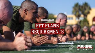 Marine Minute PFT Plank Requirements [upl. by Demp]