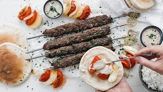 Middle Eastern Kofta Kebab Recipe [upl. by Nnanerak]