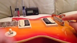 Les Paul Quick Setup Specs [upl. by Lahcsap360]