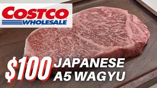 How to Cook Costco Japanese A5 Wagyu at Home  Easy Cooking Method Everyone Should Know [upl. by Osher]