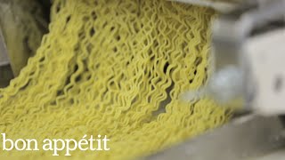 How Ramen Noodles Are Made Inside a Ramen Factory  Bon Appétit [upl. by Gale168]