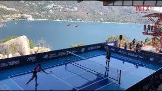 Sloane Stephens y Alexander Zverev inauguran Abierto de Acapulco [upl. by Yseulta]