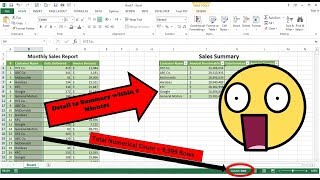 How to make Summary Report in Excel within 2 minutes How to Summarize Data in Excel [upl. by Ahsimat]