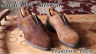 HOW TO DYE SUEDE SHOES DIY TUTORIAL amp 3 HELPFUL TIPS TO HELP YOU DO IT RIGHT [upl. by Ohcamac]