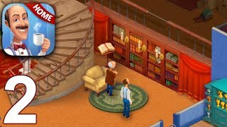 HOMESCAPES Story Walkthrough Gameplay Part 2  Day 2 iOS Android [upl. by Ranip]